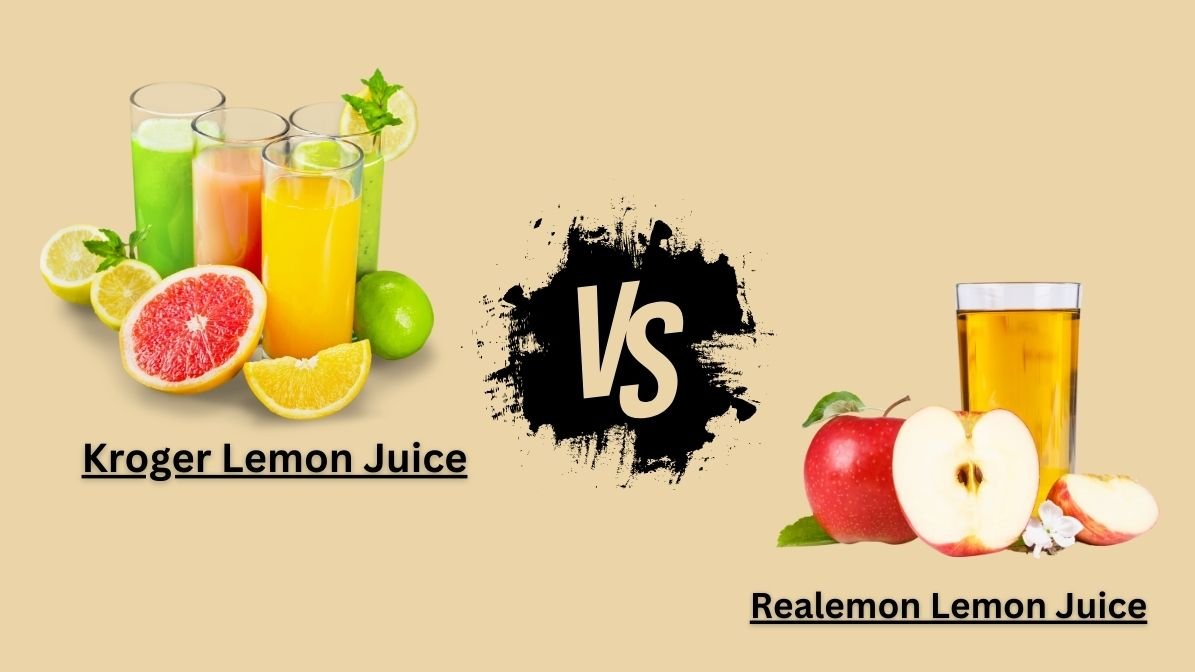 Realemon vs Kroger Lemon Juice